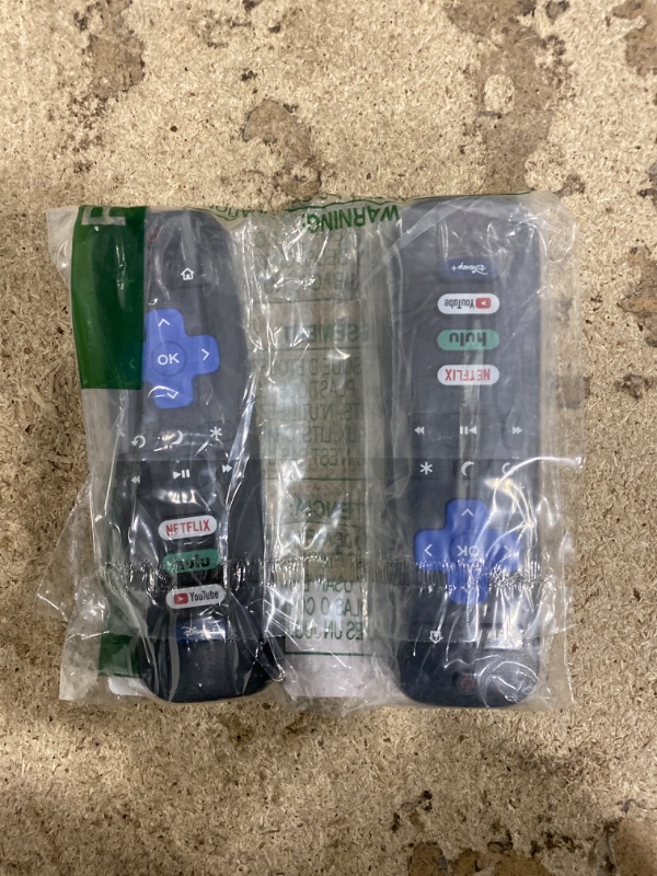 Photo 1 of (Pack of 2) Replacement Remote Control Only for Roku TV, Compatible for TCL Roku/Hisense Roku/Onn Roku/Sharp Roku/Element Roku/Westinghouse Roku/Philips Roku Smart TVs (Not for Roku Stick and Box)