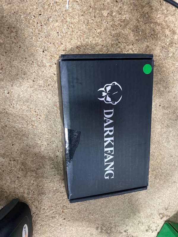 Photo 1 of **SEE NOTES***DARKFANG 1450 Lumen Tactical Flashlight with Green Laser Beam Combo, Low Profile Design Rechargeable Weapon Light for Picatinny Rail