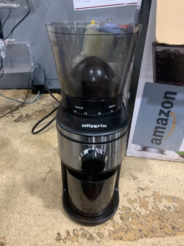 Photo 1 of ***SEE NOTES***Aromaster Coffee Bean Grinder with 48 Gind Settings, Conical Burr Coffee Grinder for Home Use,Stainless Steel,40 Seconds Adjustable Timer,Anti-static,Easy to Clean with Brush