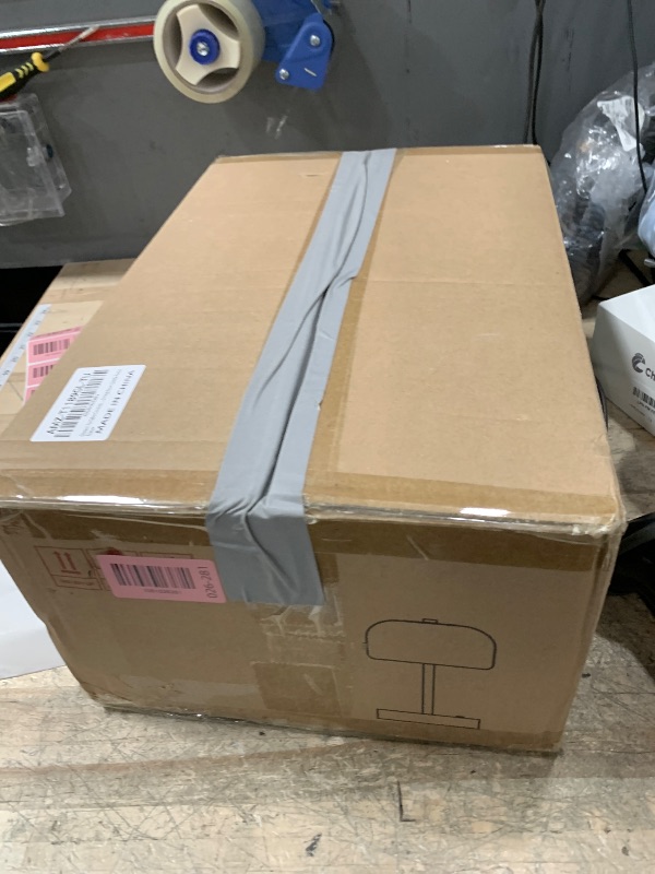 Photo 1 of ***MISSING GLASS BULB DOME COVER*** Oneach 9" Cordless Table Lamps Set of 2, Gold Rechargeable Battery Operated Lamp, 3-Way Stepless Dimming Touch Mushroom Lamps, Small Glass Nightlight for Bedroom Dining Table Living Room Shelf Decor