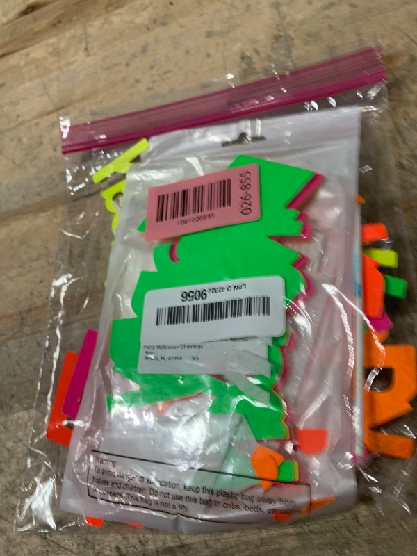 Photo 1 of 24 Pieces Neon Cupcake Toppers Neon Birthday Decorations Happy Birthday Cake and Cupcake Toppers for Glow Party Wedding Decoration Black Light Reactive Party Halloween Christmas