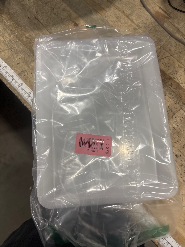 Photo 1 of 10 Pcs Activity Plastic Art Trays,Stackable Craft Tray,Flat Storage Tray,Serving Organizer Tray for Kids,School,Home,Painting,Beads,DIY Projects,11 x 8.27 x 1.18 Inch(Clear)