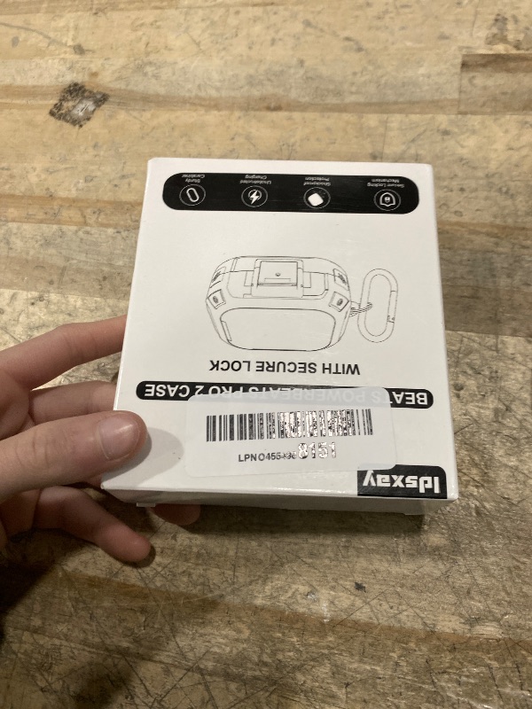 Photo 1 of [Upgrade Secure Lock] for Beats Powerbeats Pro 2 Case Cover, LDSXAY Carbon Fiber Shockproof Protective Cover for Powerbeats Pro 2 2025 with Cleaner Kit & Carabiner (Grey)