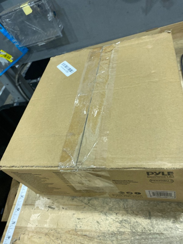 Photo 1 of *** POSSIBLY FOR PARTS/ BACK IS DENTED BY THE HDMI PORTS **** Pyle Wireless Bluetooth Home Stereo Amplifier - Multi-Channel 200 Watt Power Amplifier Home Audio Receiver System w/HDMI, Optical/Phono/Coaxial, FM Radio, USB/SD, AUX, RCA, Mic - Remote -PDA9HB