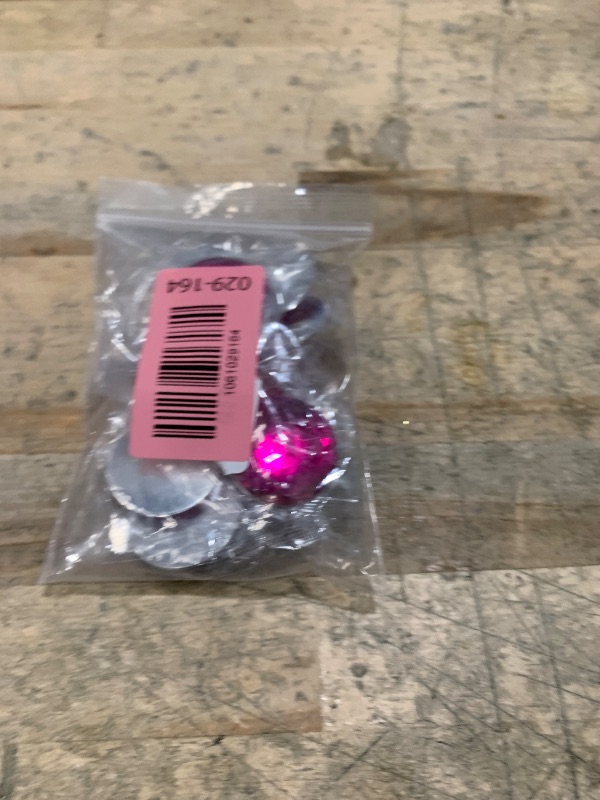 Photo 1 of 30mm Flat Back Round Acrylic Rhinestones Plastic Circle Gems for Costume Making Cosplay Jewels Pro Grade Embelishments - 12 Pieces (Pink Fuchsia H108)