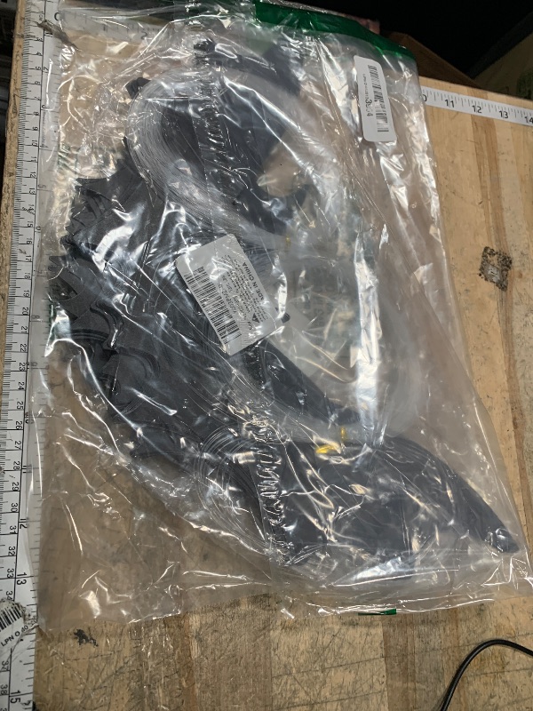 Photo 1 of (18 Pcs) Hanging Bats Halloween Decoration Outside, Large Flying Plastic Bats Outdoor Decor, 3 Different Sizes with Cute Eye Stickers for Hanging in The Tree, Porch, Yard, Lawn, Indoor