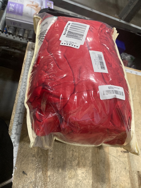 Photo 1 of 10 ft x 20 ft Wrinkle Free Red Backdrop Curtain for Parties, Polyester Photography Backdrop Drapes for Birthday Party Baby Shower, Thick Background Curtain for Backdrop Stand, 4 Panels 5 ft x 10 ft