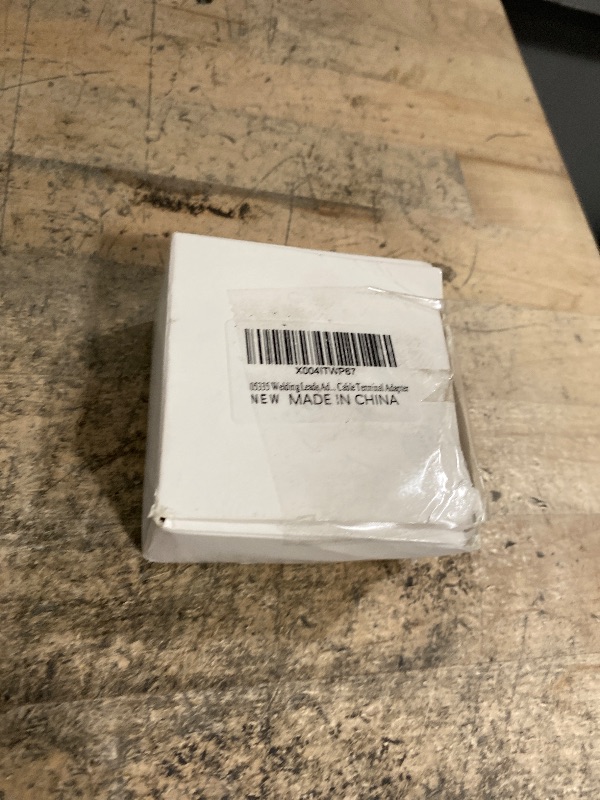 Photo 1 of 05335 Welding Leads Adapter Set, Dinse-Type Machine Plug Connector, Connect Lenco or Tweco Style LC40 Male to Dinse Style Female, Includes 1 Red and 1 Black adapter, Welder Cable Terminal Adapter