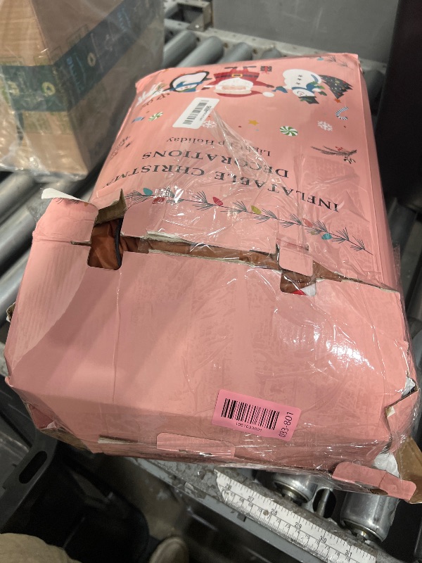 Photo 1 of 10FT Christmas Inflatables Gingerbread House Archway, Blow up Christmas Inflatables Archway with Gingerbread Man Outdoor Decorations with Build-in LED Lights for Garden Lawn Porch Holiday Party Decor