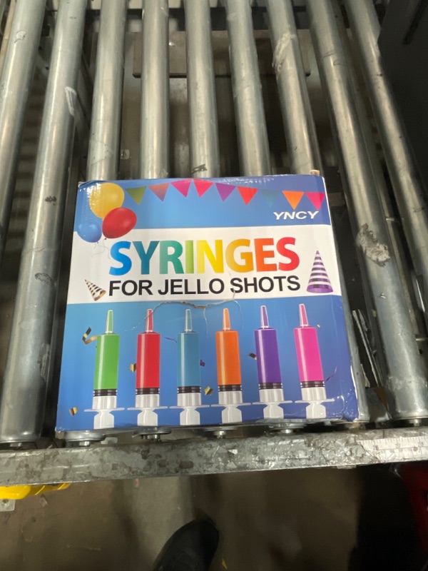 Photo 1 of 100 Pack Jello Shot Syringes with Tip Cap Set, Party Syringe BPA-Free Suringes Shooters Syringes for Jello Shots, Young Halloween, Thanksgiving, Christmas, Bachelorette Parties, Nurses, Graduation