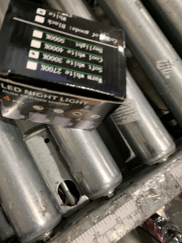 Photo 1 of 4 Pack Mini LED Night Light, Dimmable Plug-in Wall Light with Dusk to Dawn Auto On/Off, 180° Rotating Head, 3000K Soft White, 0-200 LM for Nursery, Hallway, Bathroom