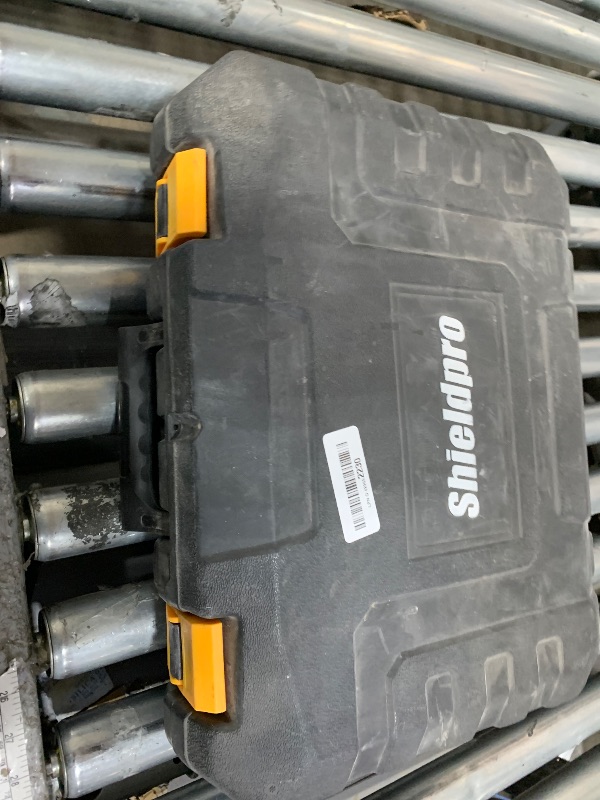 Photo 1 of * FOR PARTS * SHIELDPRO 1-1/4 Inch SDS-Plus 13 Amp Rotary Hammer Drill Heavy Duty, Safety Clutch 3 Functions with Vibration Control,Including Grease, Flat Chisels, Point Chisels and 3 Drill Bits