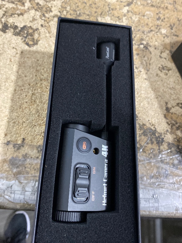 Photo 1 of RunCam Helmet Camera, 4K Bendable Action Camera with 6 Hours Recording with App Control for Airsoft Paintball Tactical Helmet Riding Motorcycle Bike Cycling Climbing Outdoor Sports