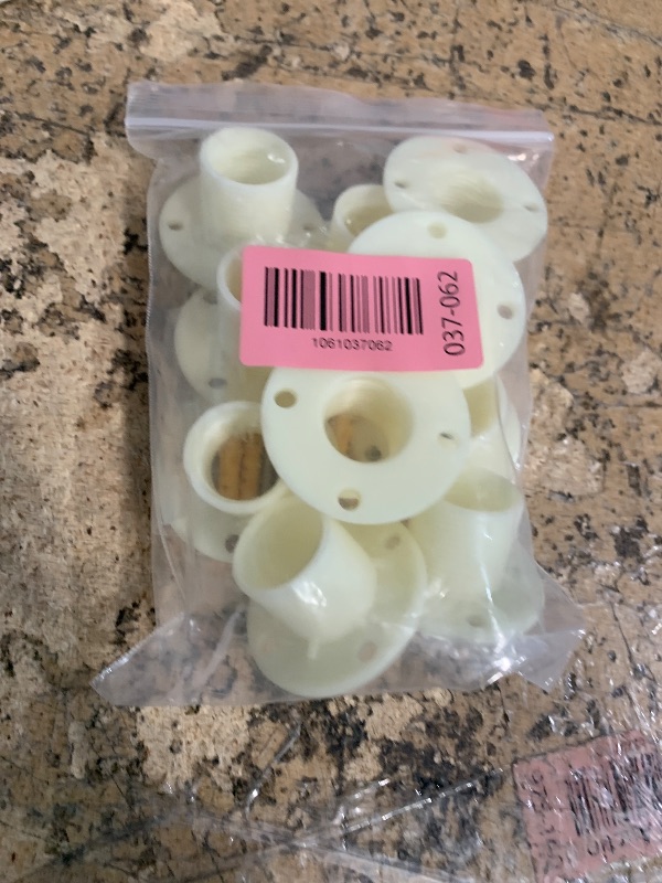 Photo 1 of 10pcs Plastic Water Pipe Mounting Flange Fittings Nut,3/4inch To 1/2inch G Threaded,for Pipes Installation At Shower Racks