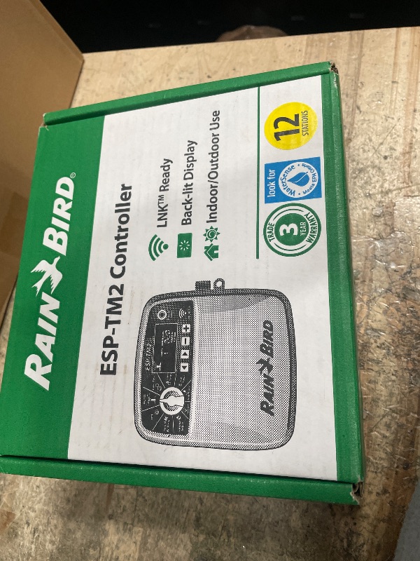 Photo 1 of ***MISSING PARTS***
Rain-Bird ESP-TM2 Indoor Outdoor Irrigation WiFi Zone Controller Timer Box and Link Lnk WiFi Mobile Wireless Smartphone Upgrade Module Sprinkler System (12 Zone)