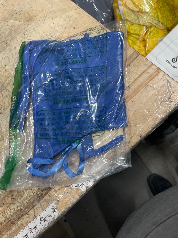 Photo 1 of ***(HEAVILY USED/ MINOR DAMAGE)***Benfoly Women's Y2K Leather Halter Top Backless Corset Bustier Top Lace Up Sexy Going Out Crop Tank Halter Neck Party Club Royal Blue