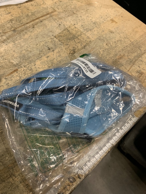 Photo 1 of ***MISSING LEASH*** Voyager Step-in Air All Weather Mesh Harness and Reflective Dog 5 ft Leash Combo with Neoprene Handle, for Small, Medium and Large Breed Puppies by Best Pet Supplies - Set (Baby Blue), M