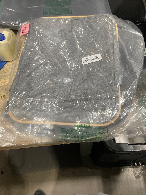 Photo 1 of ***MISSING TWO WHEELS AS SEEN IN PHOTO***
Yecaye 100L Large Capacity Laundry Hamper – Foldable Rolling Laundry Basket, Mobile Clothes Hamper with Wheels, Removable Inner Bag, Bamboo Handle Lid Laundry Bin – Multi-Use Storage,Grey