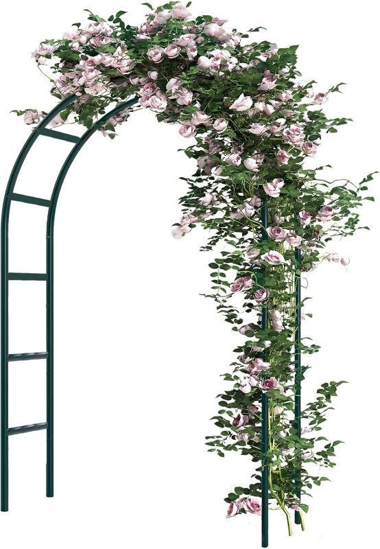 Photo 1 of (see all images) Metal Garden Arch Trellis for Climbing Plants Outdoor