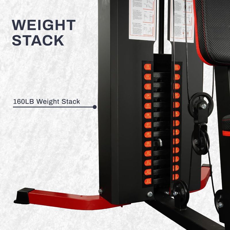 Photo 1 of  160 lbs Weight Stack for Fitvids Multifunctional Home Gym Equipment
