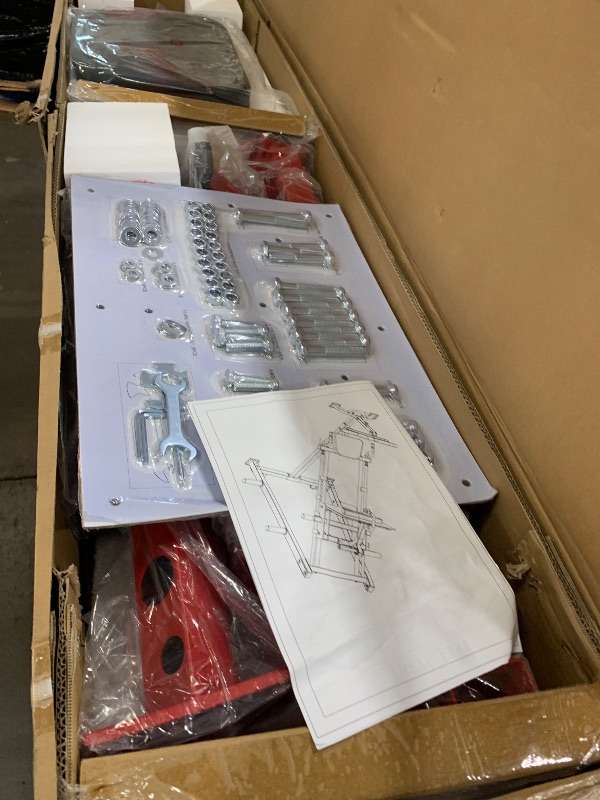 Photo 1 of ***PARTS ONLY***GarveeLife Leg Press Machine with Calf Block, Leg Press Machines for Home Gym, Squat Machine with Barbell Plate Storages, Professional Lower Body Workout Machine for Fitness and Strength Training