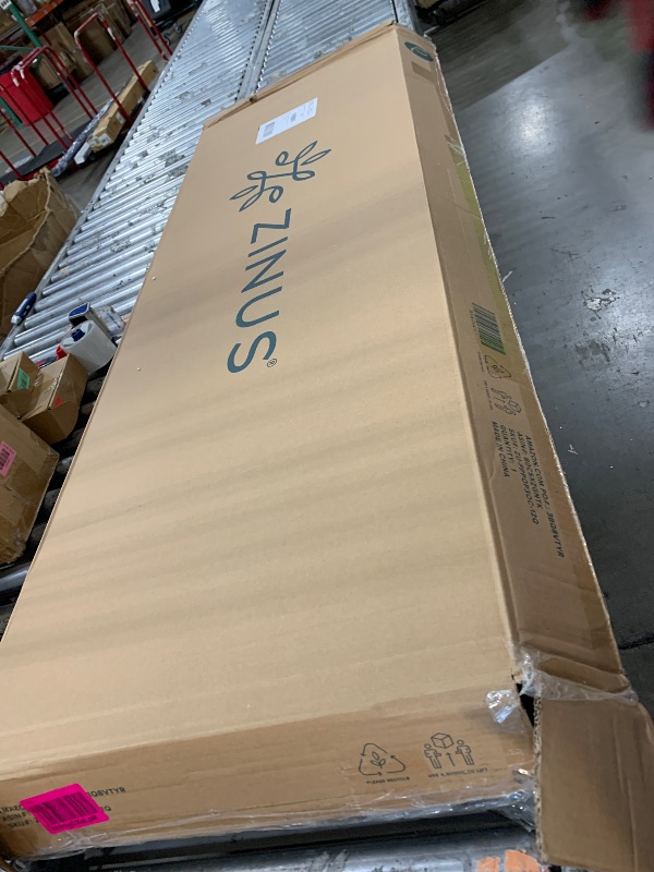 Photo 1 of ** ONLY INCLUDES THE HEADBOARD NOTHING ELSE **
ZINUS Queen Piper Upholstered Platform Bed with Horizontal Paneled Headboard, Wooden Slat Support, No Box Spring Needed, Easy Assembly, Eco Friendly Packaging, Dark Grey