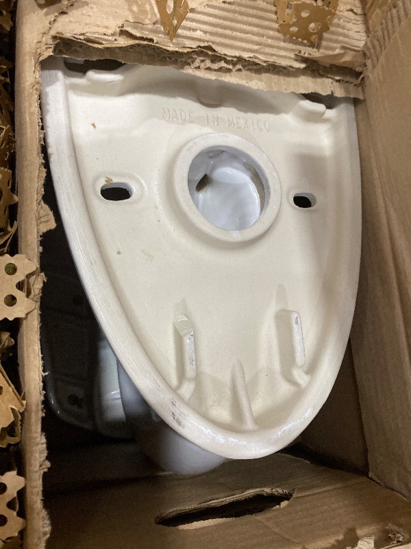 Photo 1 of ***SEAT ONLY***American Standard 606AA002.020 H2Option Two-Piece Toilet with Toilet Seat and Wax Ring, Elongated Front, Chair Height, Dual Flush, White, 0.92 - 1.28 gpf