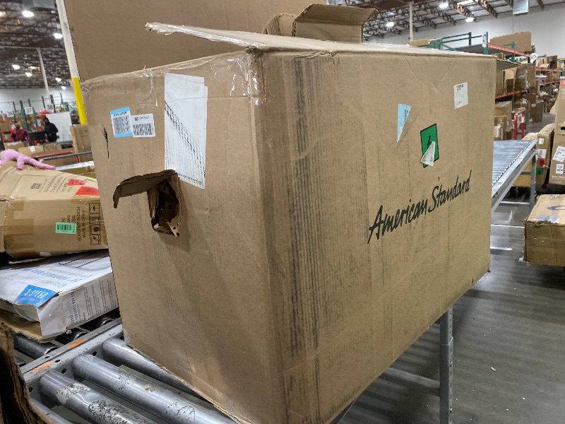 Photo 1 of ***SEAT ONLY***American Standard 606AA002.020 H2Option Two-Piece Toilet with Toilet Seat and Wax Ring, Elongated Front, Chair Height, Dual Flush, White, 0.92 - 1.28 gpf