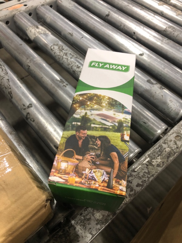 Photo 1 of  Outdoor Fly Repellent Fan, Outside or Inside Table use, Restaurant, Barbeque, Events, Deter Flies, Wasps, Bees, Other Moscas and Bugs Away, Battery Operated, Tabletop, Hanging Hook.