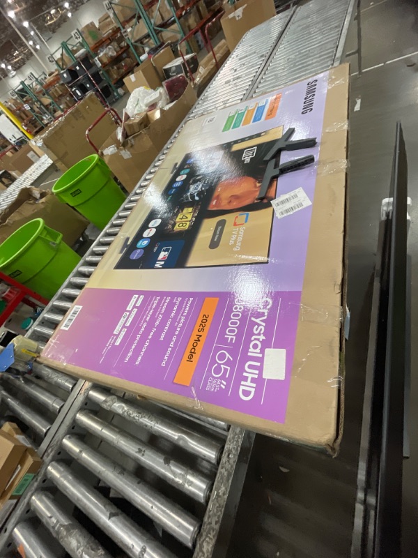 Photo 1 of ***DAMAGED***Samsung 65-Inch Class Crystal UHD U8000F 4K Smart TV (2025 Model) Endless Free Content, Crystal Processor 4K, MetalStream Design, Knox Security, Alexa Built-in