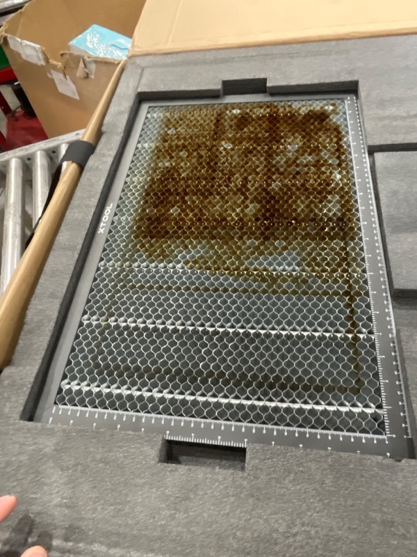Photo 1 of xTool S1 40W Laser Cutter and Laser Engraver for Tumblers, 23.93" x 15.16" Bed Size, 600mm/s Speed, Laser Engraving Machine, Laser Engraver for Wood and Metal, Acrylic, Big Project - Rotary Bundle