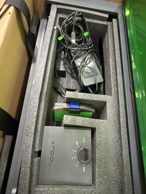 Photo 1 of xTool S1 40W Laser Cutter and Laser Engraver for Tumblers, 23.93" x 15.16" Bed Size, 600mm/s Speed, Laser Engraving Machine, Laser Engraver for Wood and Metal, Acrylic, Big Project - Rotary Bundle