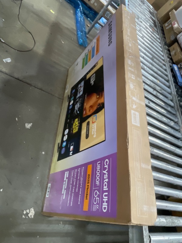 Photo 1 of ***DAMAGED***Samsung 65-Inch Class Crystal UHD U8000F 4K Smart TV (2025 Model) Endless Free Content, Crystal Processor 4K, MetalStream Design, Knox Security, Alexa Built-in