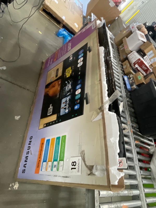 Photo 1 of ***DAMAGED***Samsung 70-Inch Class Crystal UHD U8000F 4K Smart TV (2025 Model) Endless Free Content, Crystal Processor 4K, MetalStream Design, Knox Security, Alexa Built-in