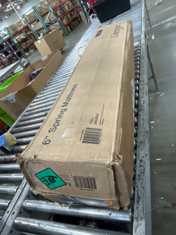 Photo 2 of Linenspa 6 Inch Mattress - Firm Feel - Bonnell Spring with Foam Layer - Mattress in a Box - Youth or Kids Bed - Guest Bedroom - Durable and Breathable Support - Affordable - Full Size