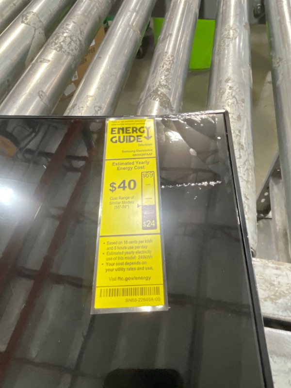 Photo 1 of ***DAMAGED***Samsung 55-Inch Class QLED Q8F 4K UHD Smart TV (2025 Model) Q4 AI Processor, 100% Color Volume with Quantum Dot, AirSlim Design, Endless Free Content, Samsung Vision AI, Alexa Built-in