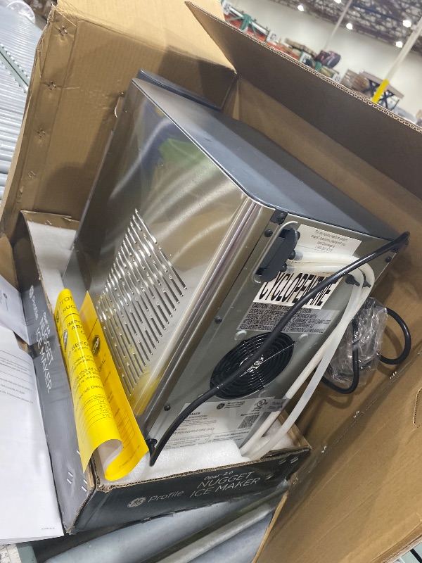 Photo 1 of * FOR PARTS * GE Profile Opal 2.0 with 0.75 Gallon Tank, Chewable Crunchable Countertop Nugget Ice Maker, Scoop included, 38 lbs in 24 hours, Pellet Ice Machine with WiFi & Smart Connected, Stainless Steel
