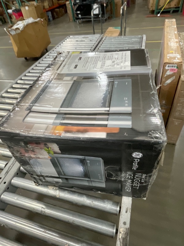 Photo 1 of * FOR PARTS * GE Profile Opal 2.0 with 0.75 Gallon Tank, Chewable Crunchable Countertop Nugget Ice Maker, Scoop included, 38 lbs in 24 hours, Pellet Ice Machine with WiFi & Smart Connected, Stainless Steel
