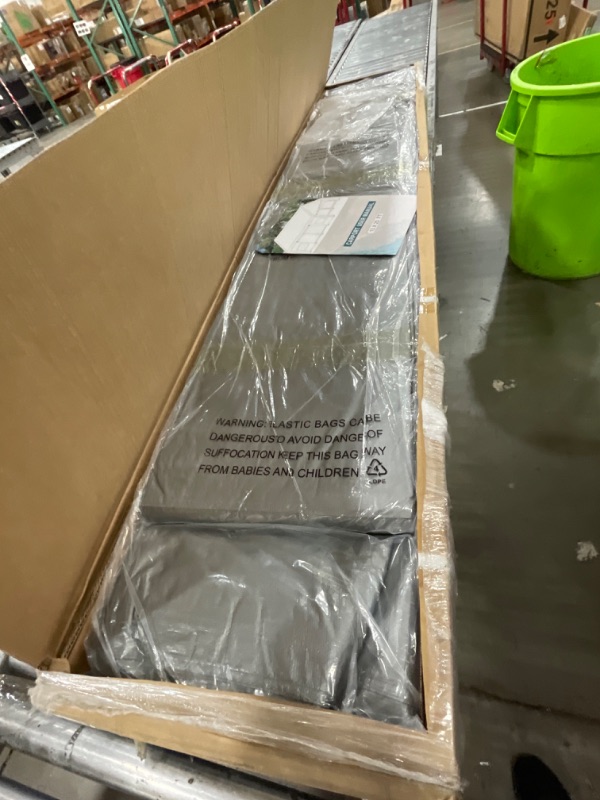 Photo 1 of GarveeLife 13 ft x 25 ft x 11 ft Carport Canopy Oversized, Heavy Duty Portable Garage with 180 g Pe Tarp, 6 Roll-Up Doors, and 4 Windows, for Full-Size Pickups, Bass Boats, Tractors, and Suvs, Grey