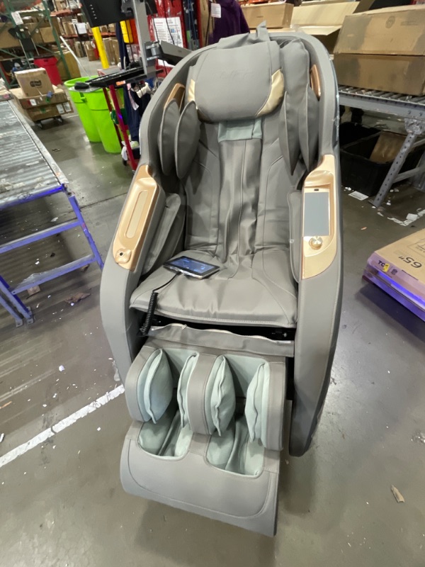 Photo 1 of ***MISSING BAR FOR THE SCREEN***TLIFE Massage Chair Full Body, 160°Zero Gravity Recliner with Body Scan, 50" SL-Track Shiatsu Massage Chair, Fixed Point Massage, Foot Rollers, 12 Auto Modes, Deep Yoga Stretch, Heating, Grey