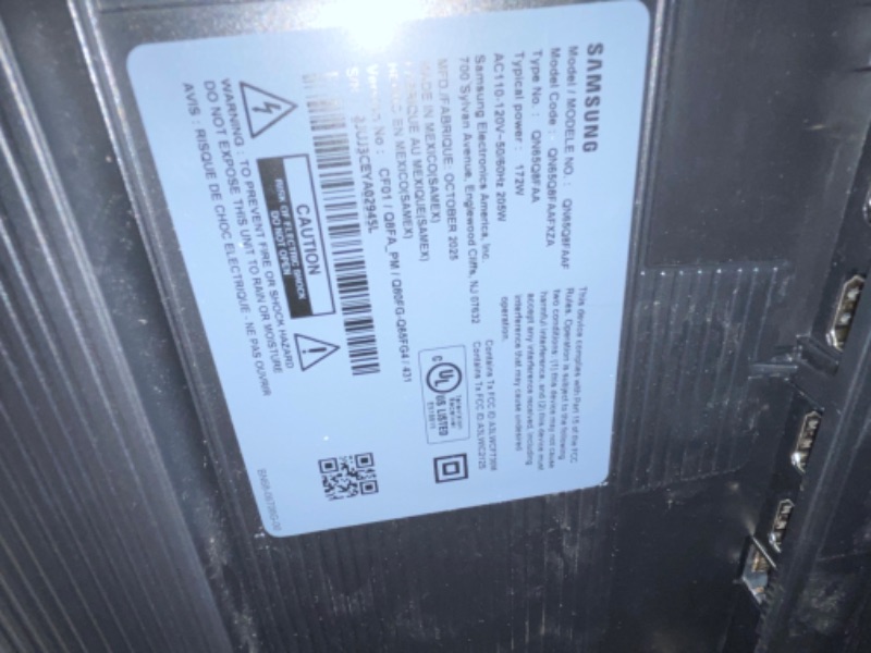 Photo 1 of ***DAMAGED***Samsung 65-Inch Class QLED Q8F 4K UHD Smart TV (2025 Model) Q4 AI Processor, 100% Color Volume with Quantum Dot, AirSlim Design, Endless Free Content, Samsung Vision AI, Alexa Built-in