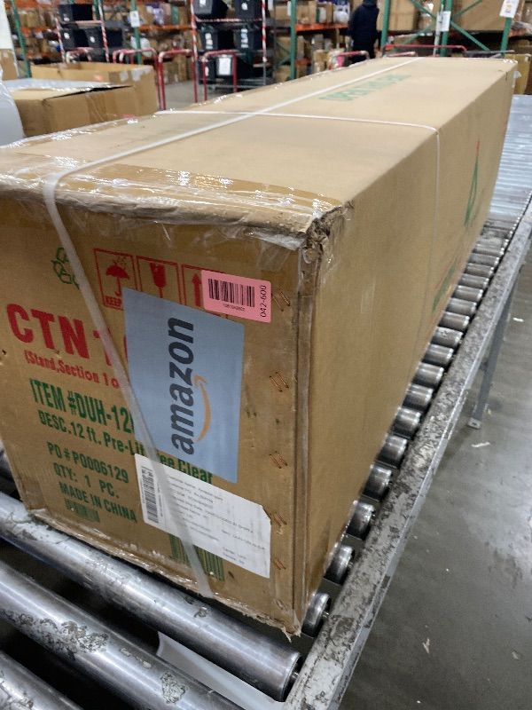 Photo 1 of *** CHECK COMMENTS***      National Tree Company 12 ft Pre-Lit Dunhill Fir Artificial Christmas Tree, 1,500 Clear Lights, 7,794 Tips, Includes Stand, Green