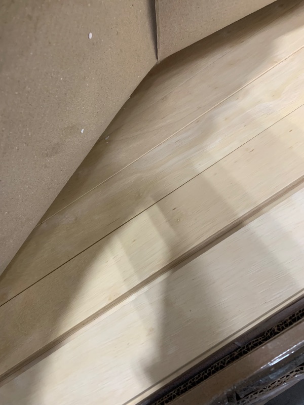 Photo 1 of NTC Gem Wooden Bed Frame with Headboard and Natural Rattan, Solid Oak/Rubber Wood Foundation with Silent Slats, 1000 Lb Capacity, Effortless Assembly (Natural Cane - Rustic Oak, King)