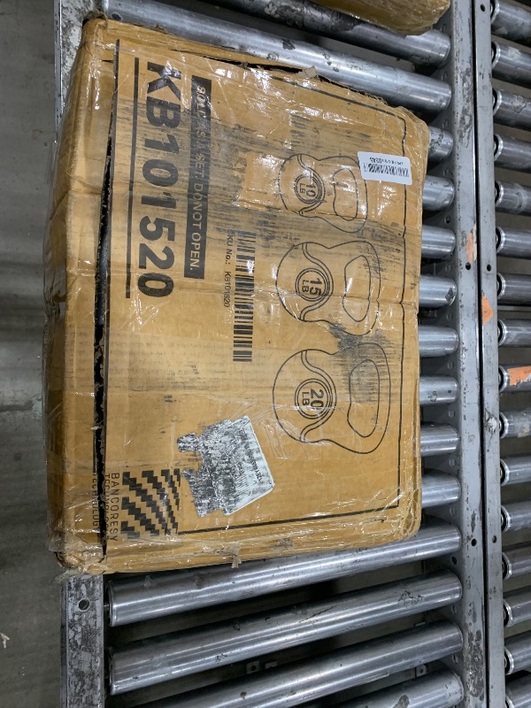 Photo 1 of *** PARTIAL SET *** Fitvids Kettlebell Sets 4 Piece Strength Training KettleBells Weight Set 5lb, 10lb, 15lb, 20lb Kettlebell