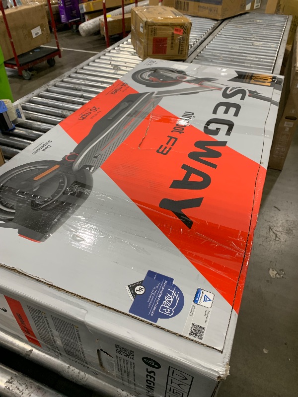 Photo 1 of ***MISSING PARTS***
NO CHARGER***
Segway Ninebot F3 Electric Scooter, 20 MPH w/ 44-Mile Range, 10" Tubeless Tires, Front Hydraulic & Rear Elastomer Suspension, UL2271/2272 Certified