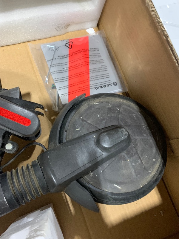 Photo 1 of ***MISSING PARTS***
NO CHARGER***
Segway Ninebot F3 Electric Scooter, 20 MPH w/ 44-Mile Range, 10" Tubeless Tires, Front Hydraulic & Rear Elastomer Suspension, UL2271/2272 Certified