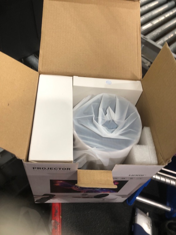 Photo 1 of [Electric Focus]Mini Portable Projector with 4K Support, Bluetooth 5.4 WIFI6, 5watt Sound Base Speaker, 260 ANSI, Android 11, 210° Rotation , Auto Keystone Correction Video Projector HY300 PLUS