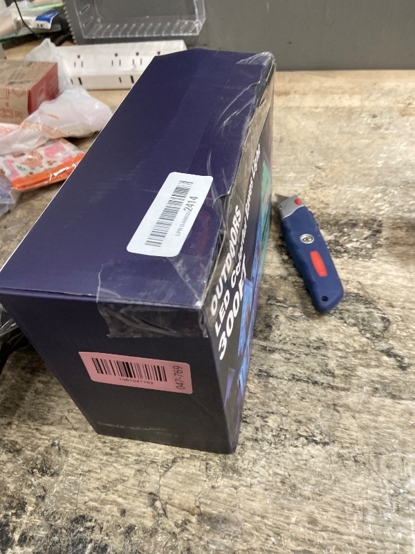 Photo 1 of **PARTS ONLY** CETELUMA 300FT Permanent Outdoor RGB Lights, IP67 Waterproof Smart Eave Lighting, with App/Remote Control Eaves Light, DIY LED Scenes Modes for House Roof Decor,Christmas,Party,All Holiday and Daily.