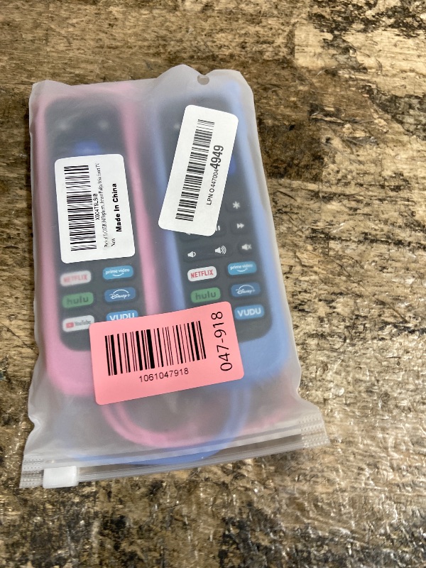 Photo 1 of (Pack of 2) ONEBOM Replacement Remote for Roku TV with Soft Protective Silicone Cover(Glow in The Dark), Universal Remote for TCL/Onn/Hisense/Sharp/Element/Philips Roku Smart TV