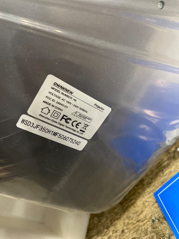 Photo 1 of ?Buit-in Google TV & Voice Control?Smart Projector with WiFi 6 and Bluetooth, 4K Support Movie Outdoor Projectors Compatible with Netflix/Prime Video/YouTube, Auto Focus Home Proyector (Grey)